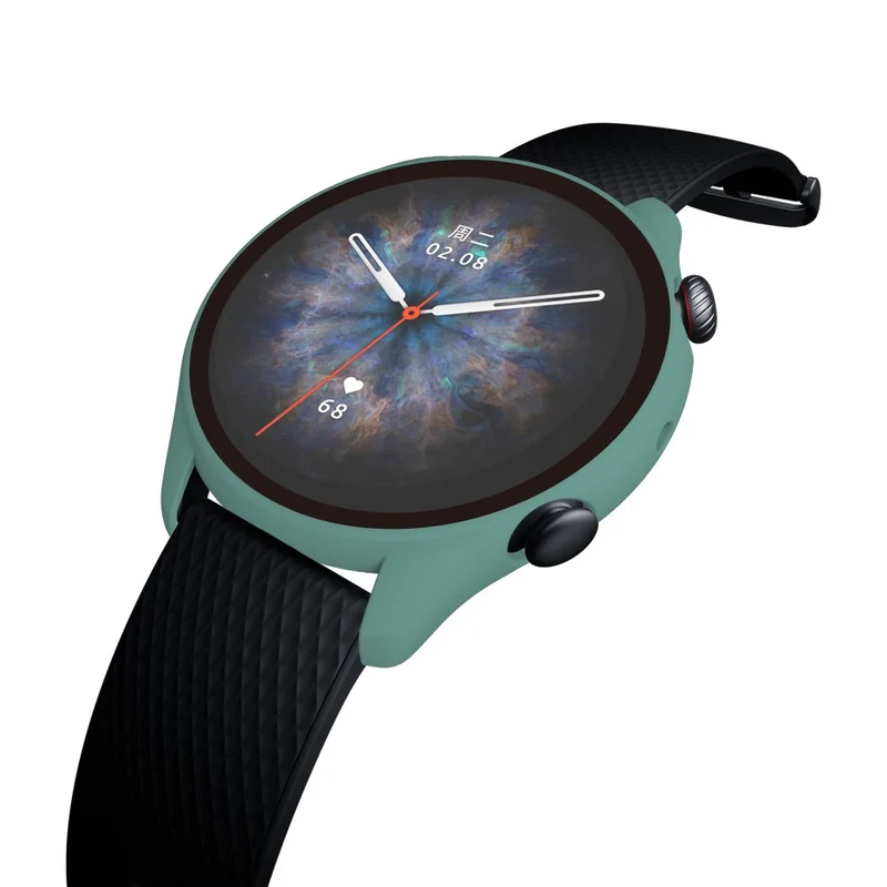 Mega Schön Amazfit GTR 3 / Amazfit GTR 3 Pro Universell Hülle mit Displayschutz in Plastik und Gehärtetes Glas