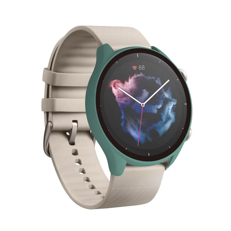 Mega Schön Amazfit GTR 3 / Amazfit GTR 3 Pro Universell Hülle mit Displayschutz in Plastik und Gehärtetes Glas