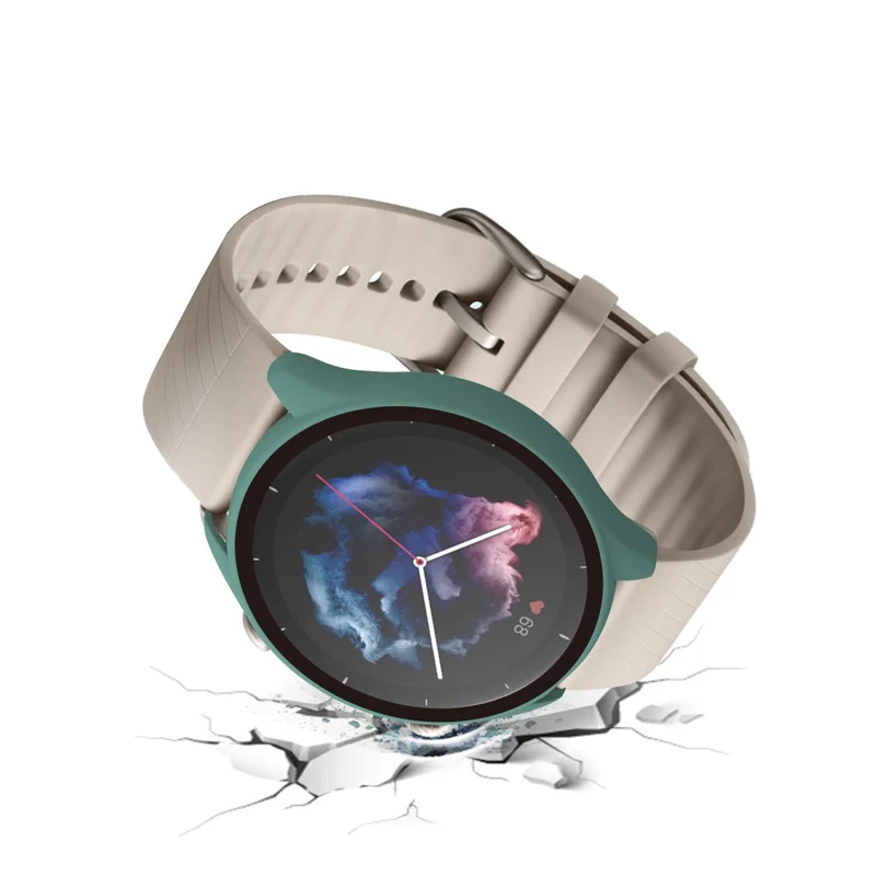Mega Schön Amazfit GTR 3 / Amazfit GTR 3 Pro Universell Hülle mit Displayschutz in Plastik und Gehärtetes Glas