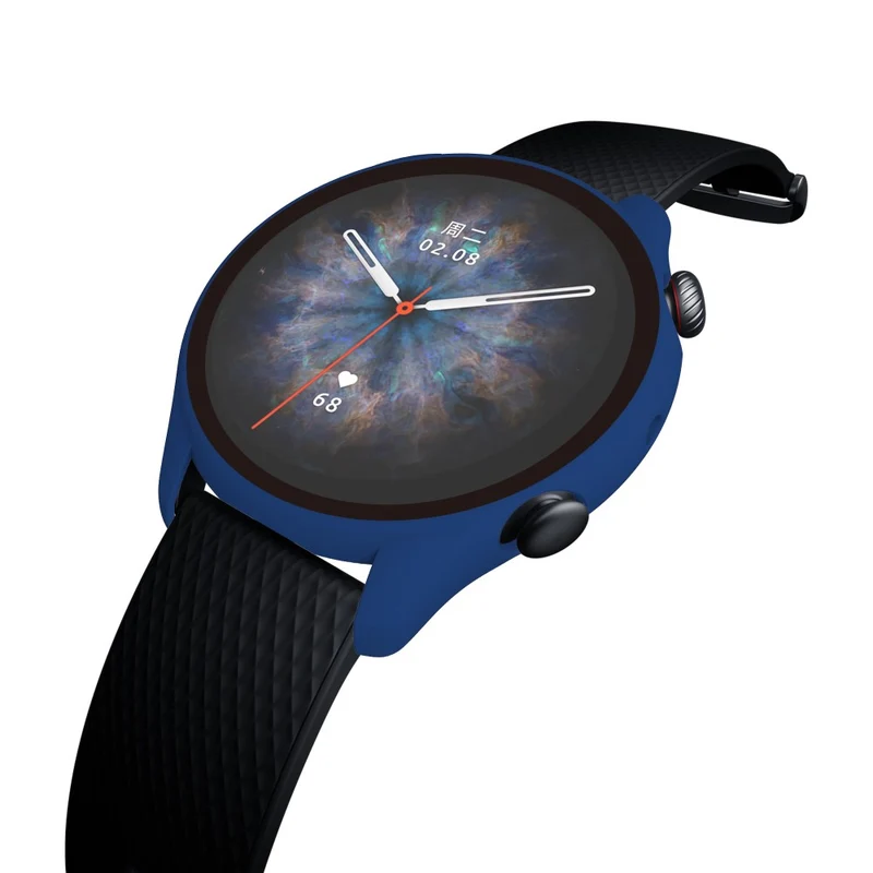 Mega Schön Amazfit GTR 3 / Amazfit GTR 3 Pro Universell Hülle mit Displayschutz in Plastik und Gehärtetes Glas