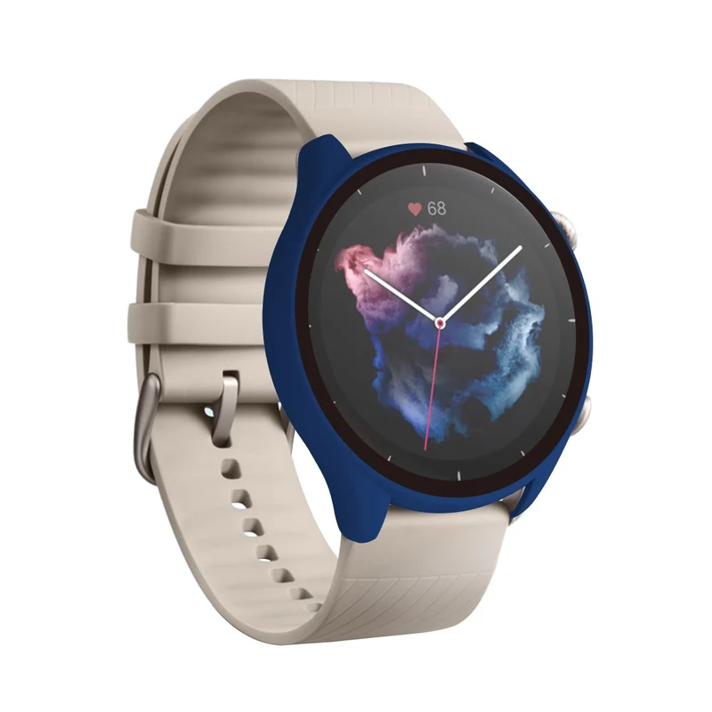 Mega Schön Amazfit GTR 3 / Amazfit GTR 3 Pro Universell Hülle mit Displayschutz in Plastik und Gehärtetes Glas