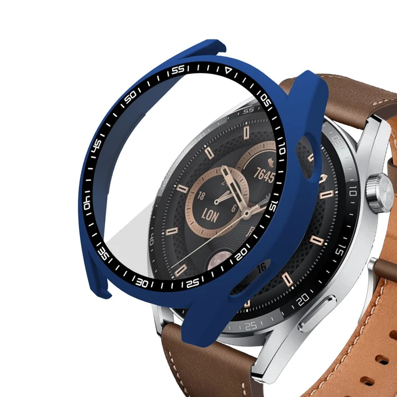 Schön Huawei Watch GT 3 (46mm) Hülle mit Displayschutz in Plastik und Gehärtetes Glas