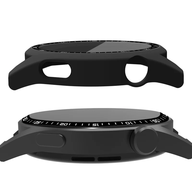 Schön Huawei Watch GT 3 (46mm) Hülle mit Displayschutz in Plastik und Gehärtetes Glas