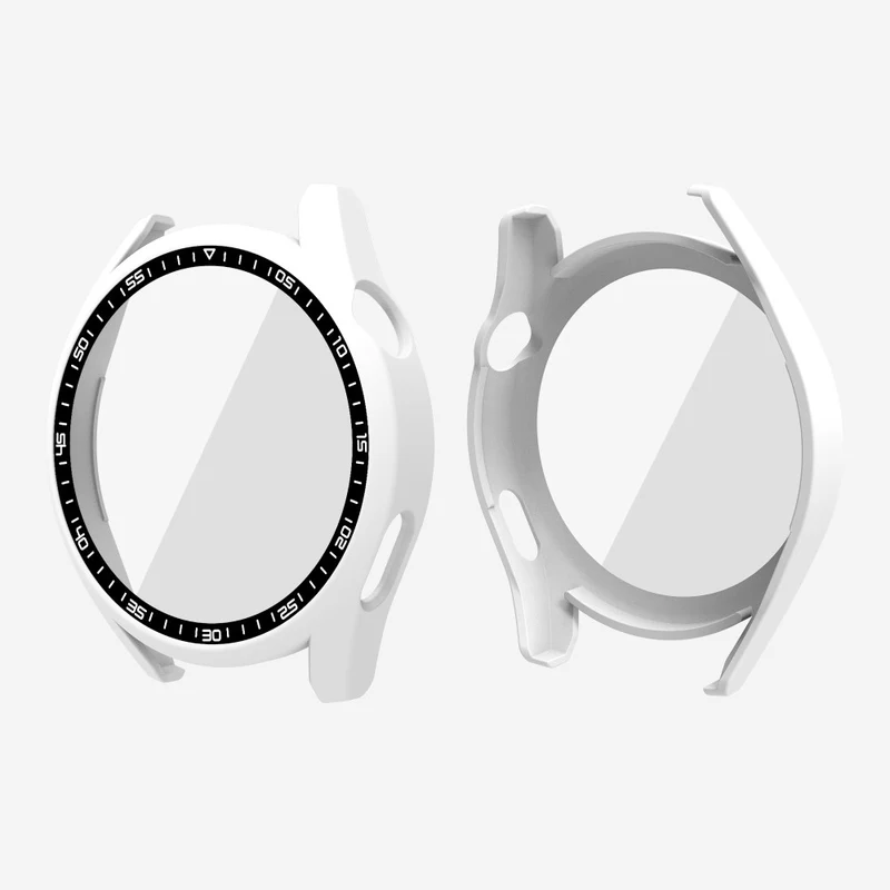 Schön Huawei Watch GT 3 (46mm) Hülle mit Displayschutz in Plastik und Gehärtetes Glas