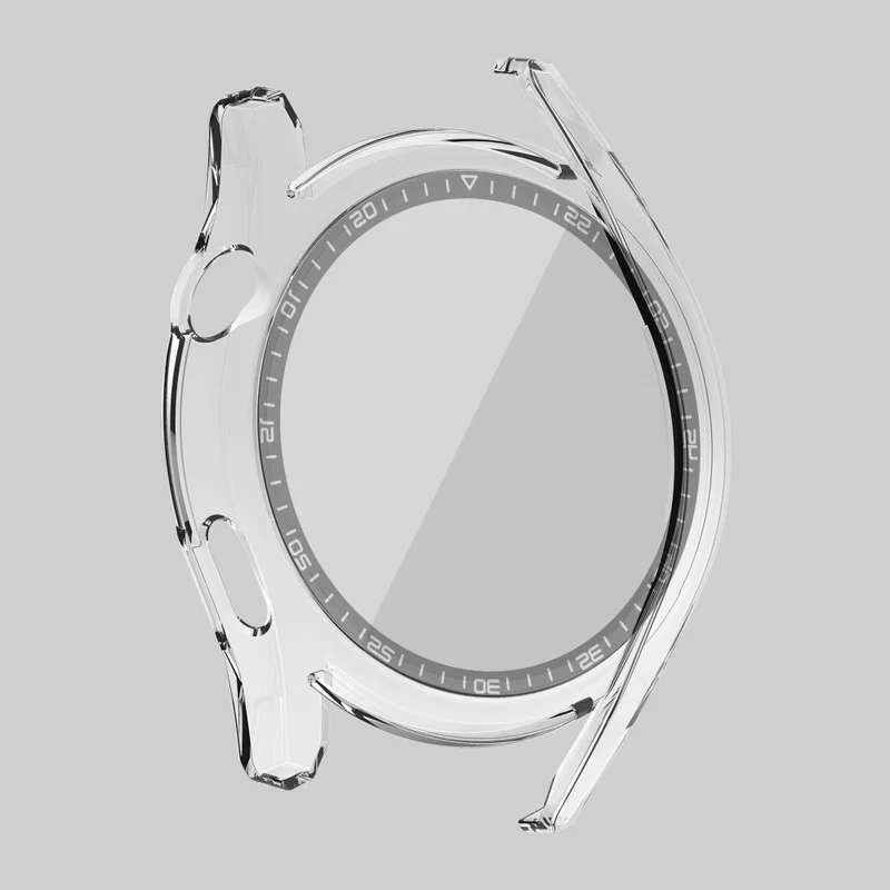 Schön Huawei Watch GT 3 (46mm) Hülle mit Displayschutz in Plastik und Gehärtetes Glas