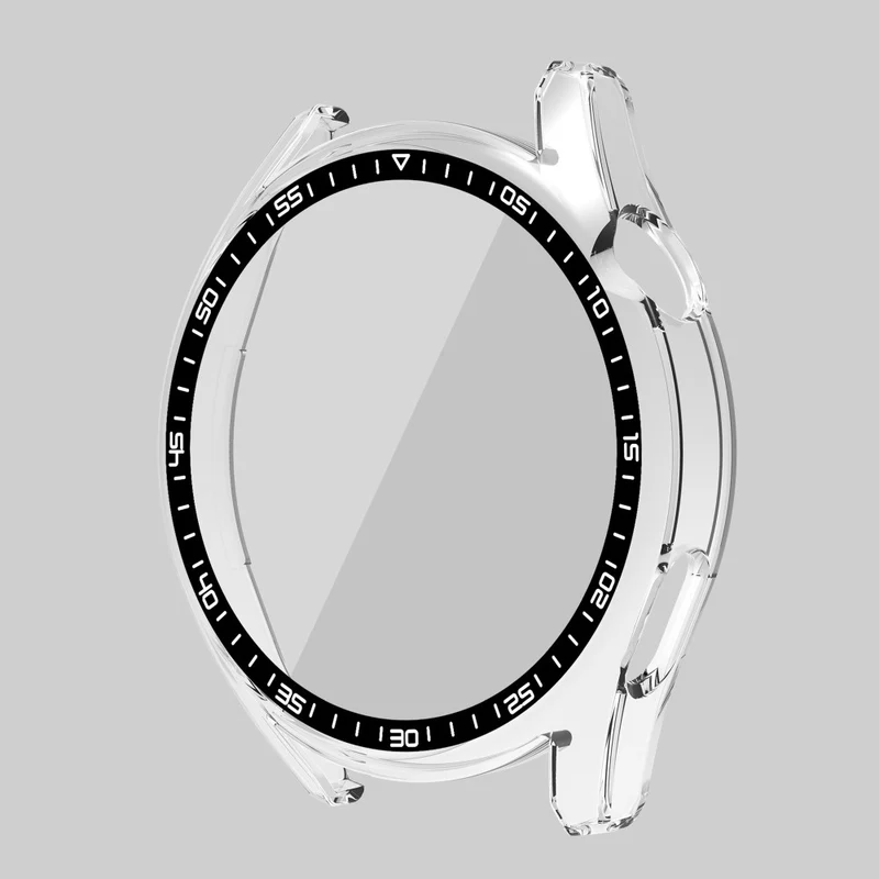 Schön Huawei Watch GT 3 (46mm) Hülle mit Displayschutz in Plastik und Gehärtetes Glas