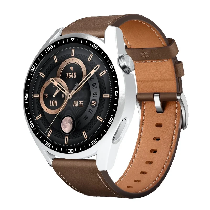 Schön Huawei Watch GT 3 (46mm) Hülle mit Displayschutz in Plastik und Gehärtetes Glas