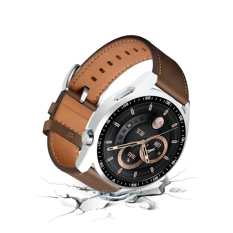Schön Huawei Watch GT 3 (46mm) Hülle mit Displayschutz in Plastik und Gehärtetes Glas