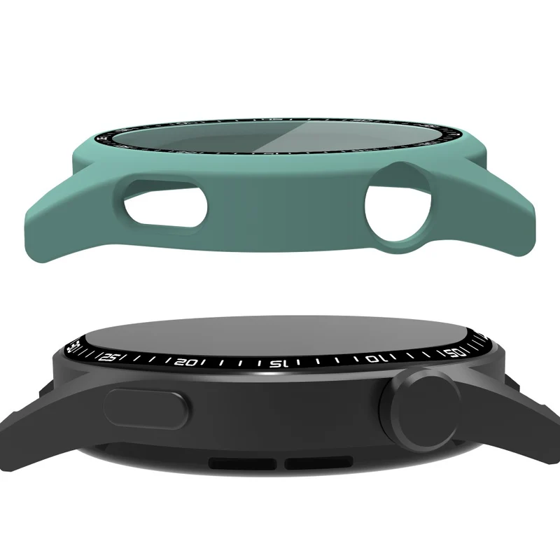 Schön Huawei Watch GT 3 (46mm) Hülle mit Displayschutz in Plastik und Gehärtetes Glas