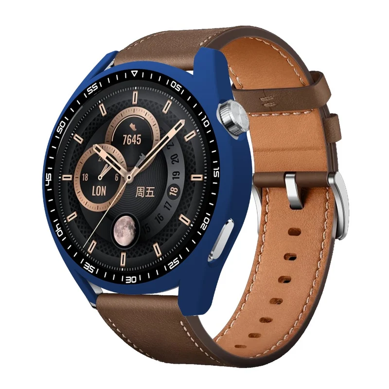 Schön Huawei Watch GT 3 (46mm) Hülle mit Displayschutz in Plastik und Gehärtetes Glas