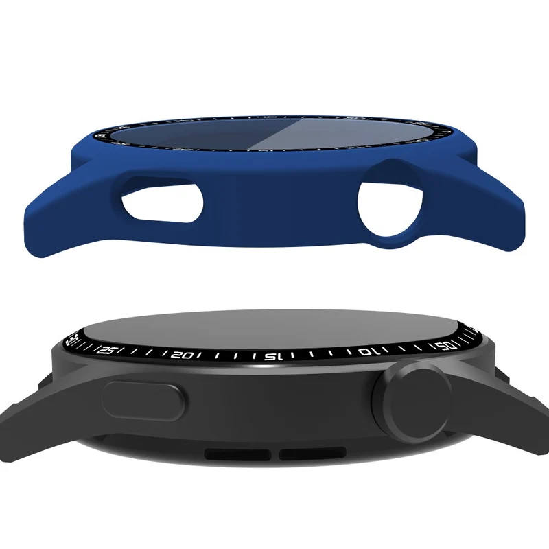 Schön Huawei Watch GT 3 (46mm) Hülle mit Displayschutz in Plastik und Gehärtetes Glas