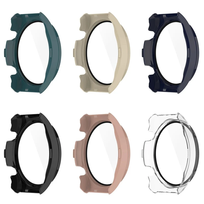 Supersauber Xiaomi Watch S1 Hülle mit Displayschutz in Plastik und Gehärtetes Glas