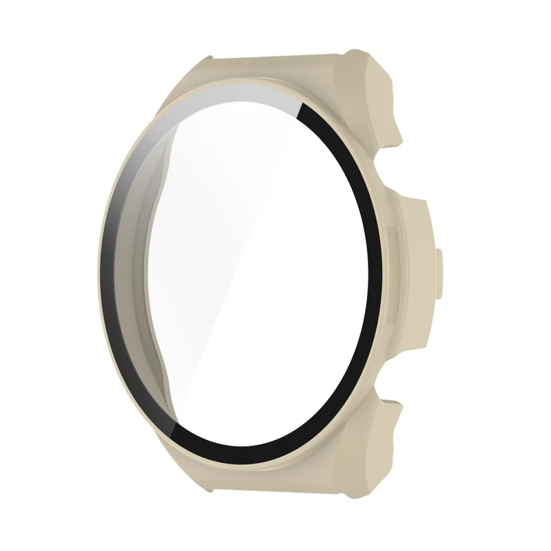 Supersauber Xiaomi Watch S1 Hülle mit Displayschutz in Plastik und Gehärtetes Glas
