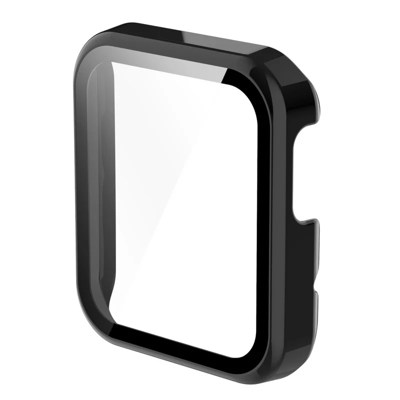 Auffallend Gut Xiaomi Mi Watch Lite / Xiaomi Redmi Watch Universell Hülle mit Displayschutz in Plastik und Gehärtetes Glas
