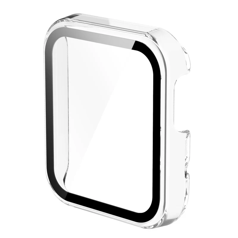 Auffallend Gut Xiaomi Mi Watch Lite / Xiaomi Redmi Watch Universell Hülle mit Displayschutz in Plastik und Gehärtetes Glas