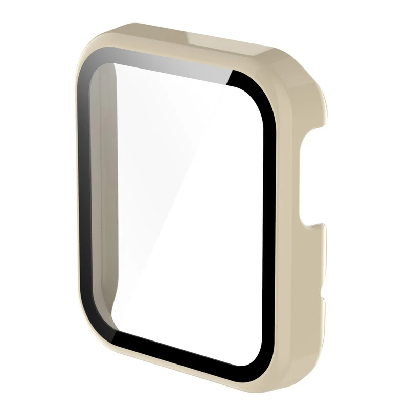 Auffallend Gut Xiaomi Mi Watch Lite / Xiaomi Redmi Watch Universell Hülle mit Displayschutz in Plastik und Gehärtetes Glas