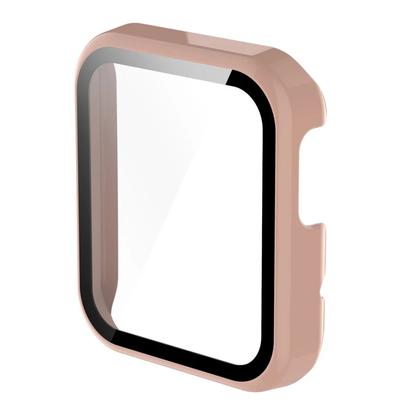Auffallend Gut Xiaomi Mi Watch Lite / Xiaomi Redmi Watch Universell Hülle mit Displayschutz in Plastik und Gehärtetes Glas