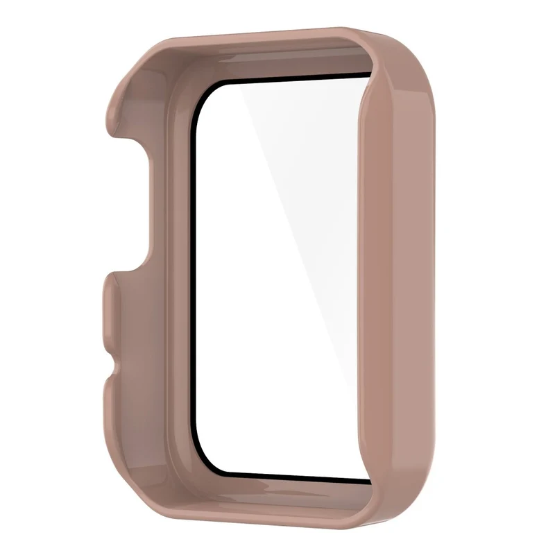 Auffallend Gut Xiaomi Mi Watch Lite / Xiaomi Redmi Watch Universell Hülle mit Displayschutz in Plastik und Gehärtetes Glas