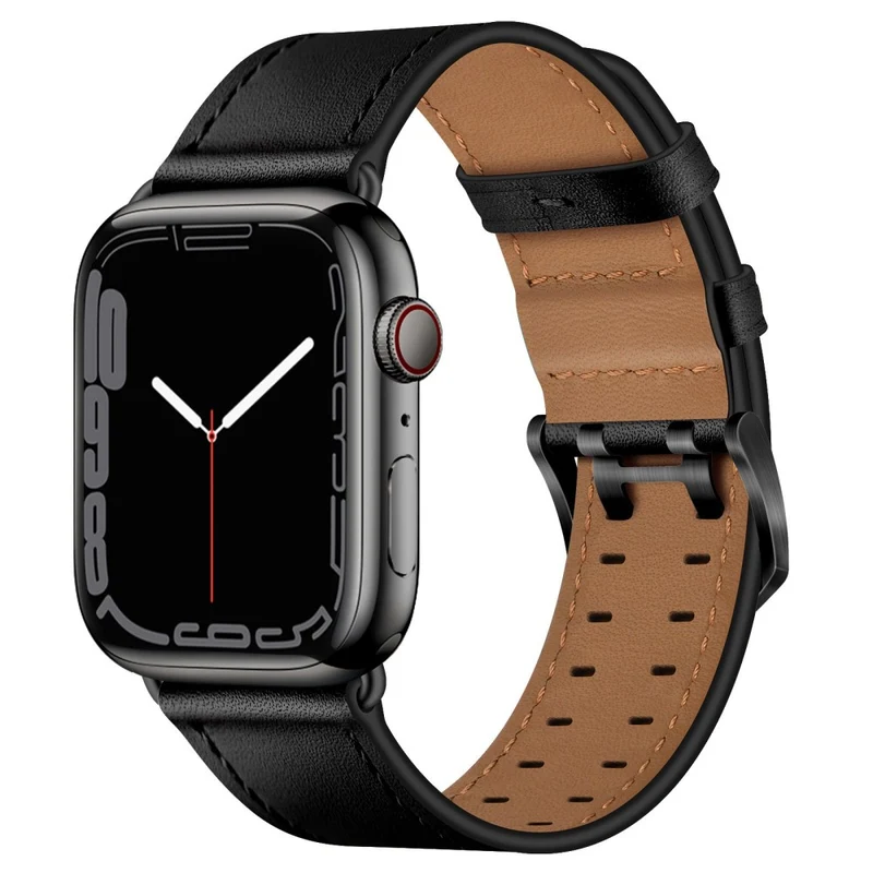 Absolut cool Apple Watch Series 7 41mm Echtes Leder armband
