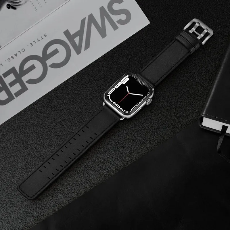 Absolut cool Apple Watch Series 7 41mm Echtes Leder armband