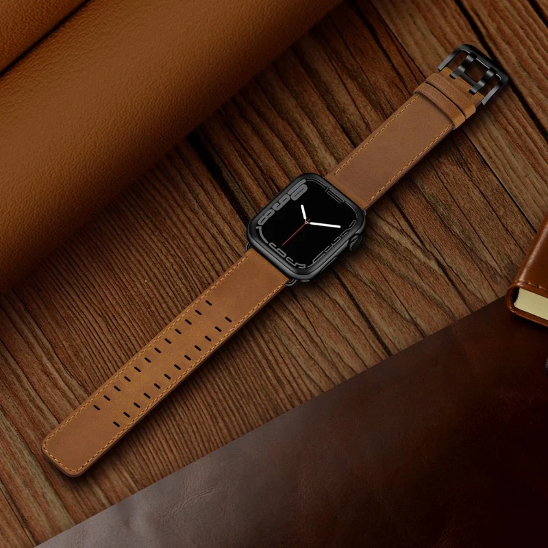 Absolut cool Apple Watch Series 7 41mm Echtes Leder armband