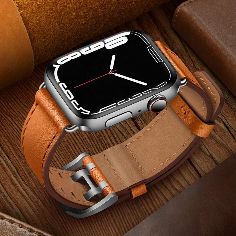 Absolut cool Apple Watch Series 7 41mm Echtes Leder armband