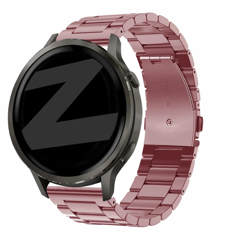 Bandz Garmin Venu 3s Stahlarmband 'Classic' (Rosa)