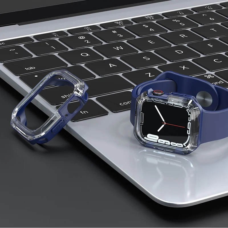 Modisch Apple Watch Series 7 45mm Silikon / TPU Hülle