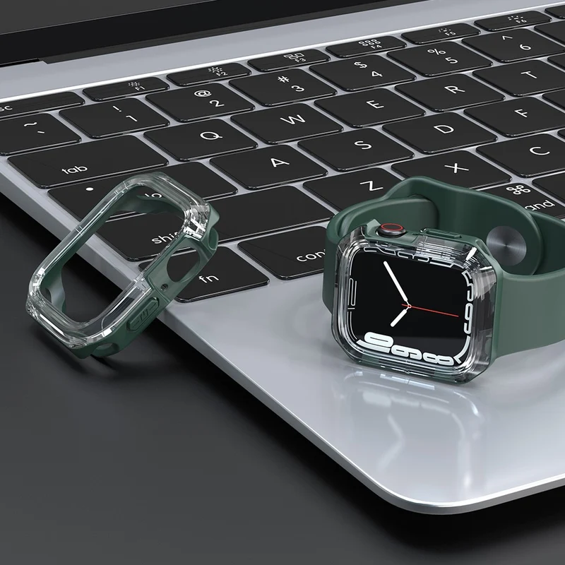 Modisch Apple Watch Series 7 45mm Silikon / TPU Hülle