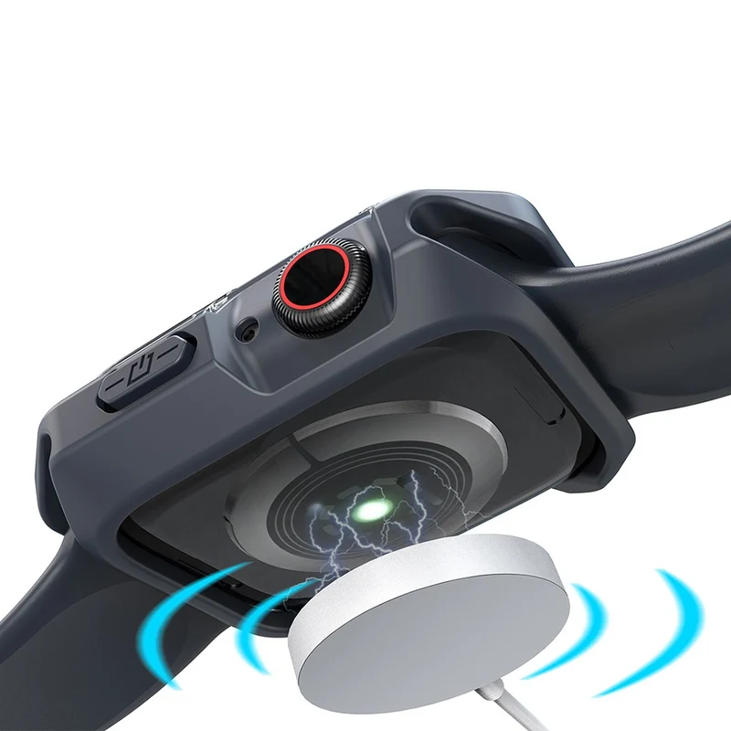 Modisch Apple Watch Series 7 45mm Silikon / TPU Hülle