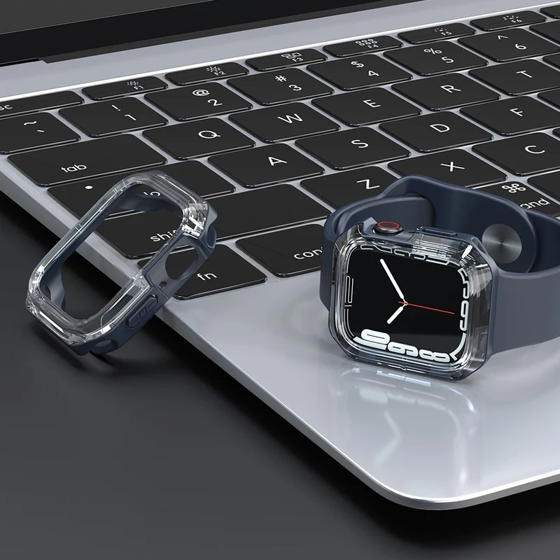 Modisch Apple Watch Series 7 45mm Silikon / TPU Hülle