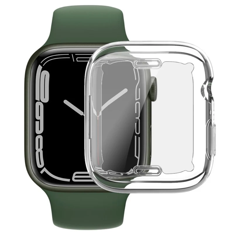 Auffallend Gut Apple Watch Series 7 45mm Silikon / TPU Hülle