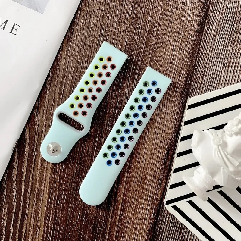 Oppo Watch S Sportarmband (Hellblau/Bunt)