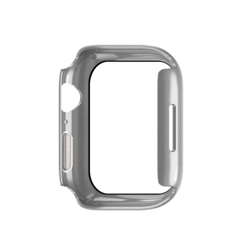 Absolut Modisch Apple Watch Series 7 41mm Hülle mit Displayschutz in Plastik und Gehärtetes Glas