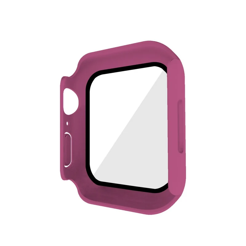 Absolut Modisch Apple Watch Series 7 41mm Hülle mit Displayschutz in Plastik und Gehärtetes Glas