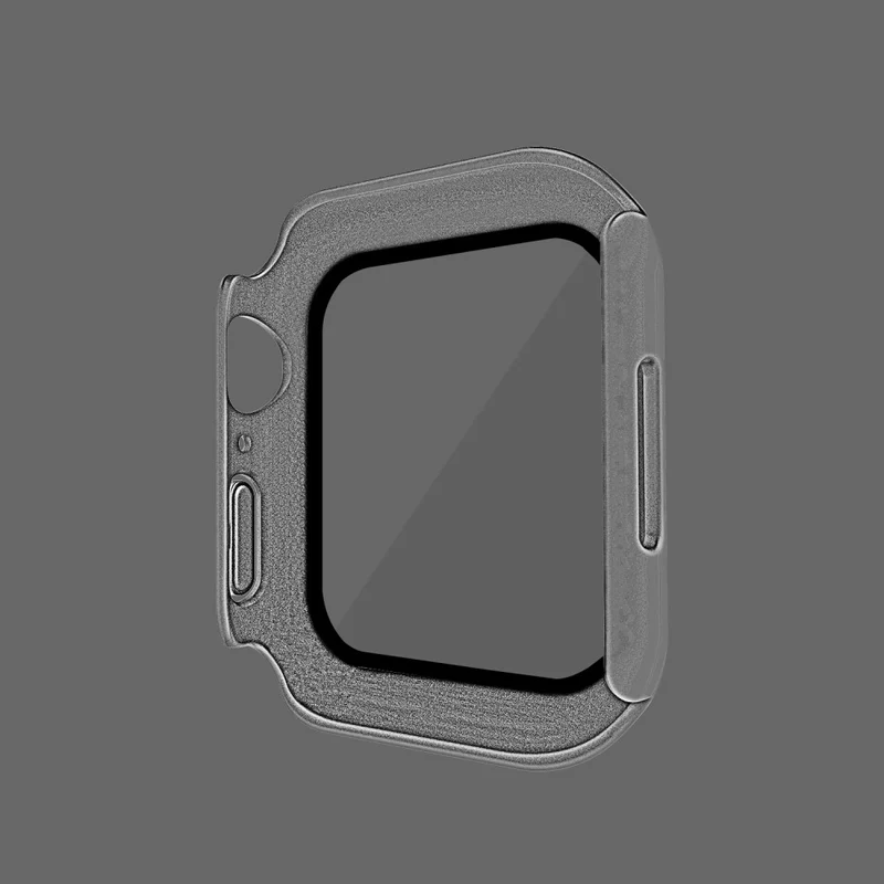 Absolut Modisch Apple Watch Series 7 41mm Hülle mit Displayschutz in Plastik und Gehärtetes Glas