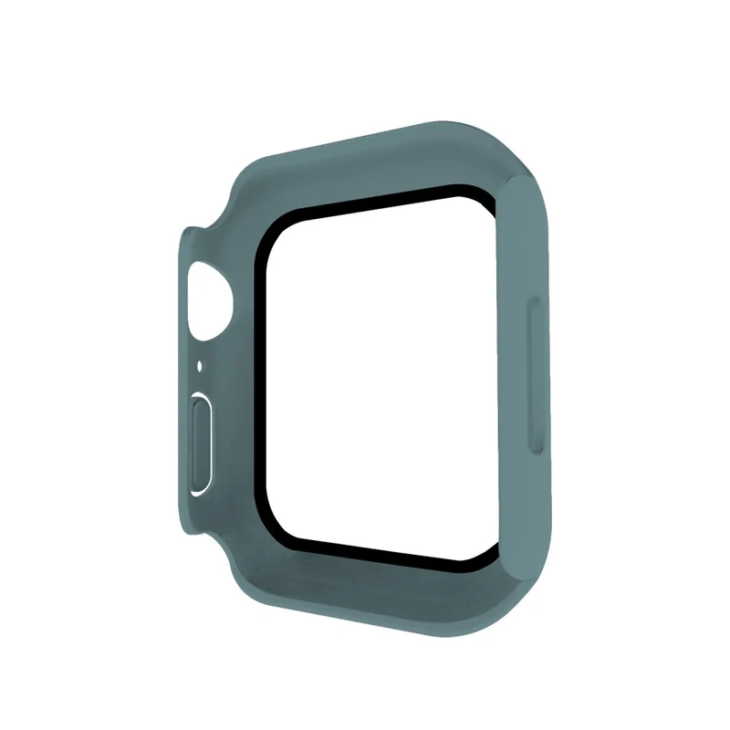 Absolut Modisch Apple Watch Series 7 41mm Hülle mit Displayschutz in Plastik und Gehärtetes Glas