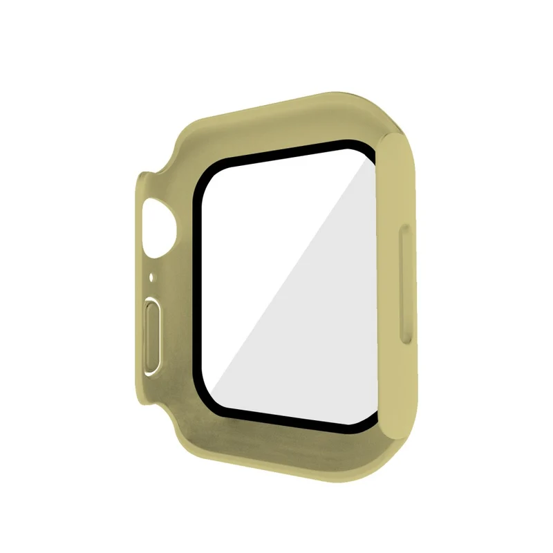 Super Schön Apple Watch Series 7 45mm Hülle mit Displayschutz in Plastik und Gehärtetes Glas