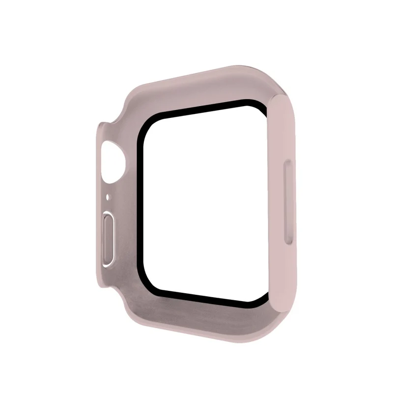 Super Schön Apple Watch Series 7 45mm Hülle mit Displayschutz in Plastik und Gehärtetes Glas