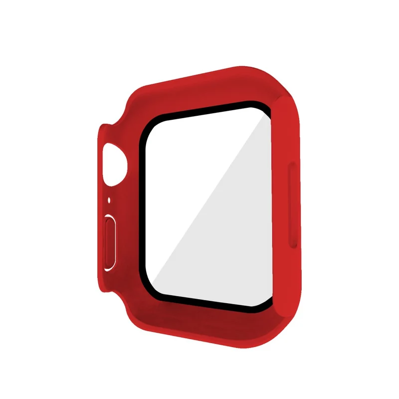 Super Schön Apple Watch Series 7 45mm Hülle mit Displayschutz in Plastik und Gehärtetes Glas