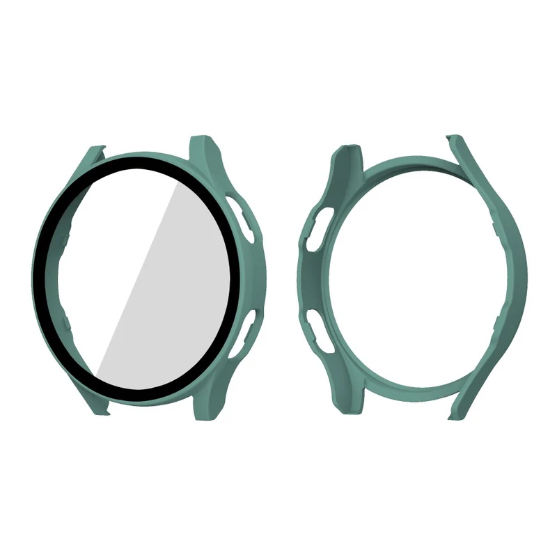 Auffallend Stilvoll Samsung Galaxy Watch 4 (44mm) Hülle mit Displayschutz in Plastik und Gehärtetes Glas