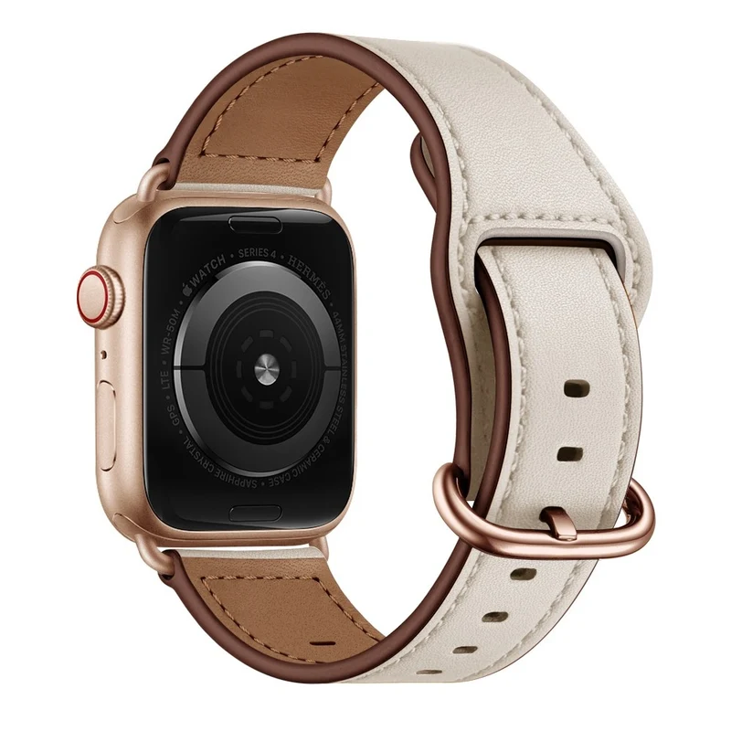 Cool Apple Watch Series 7 45mm Echtes Leder armband