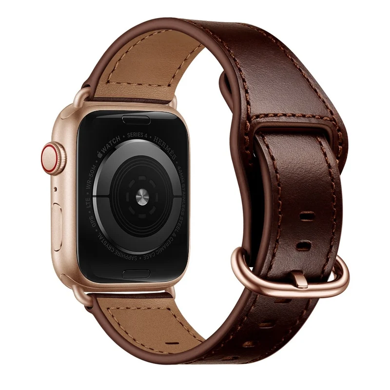 Cool Apple Watch Series 7 45mm Echtes Leder armband