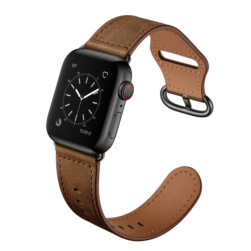 Cool Apple Watch Series 7 45mm Echtes Leder armband