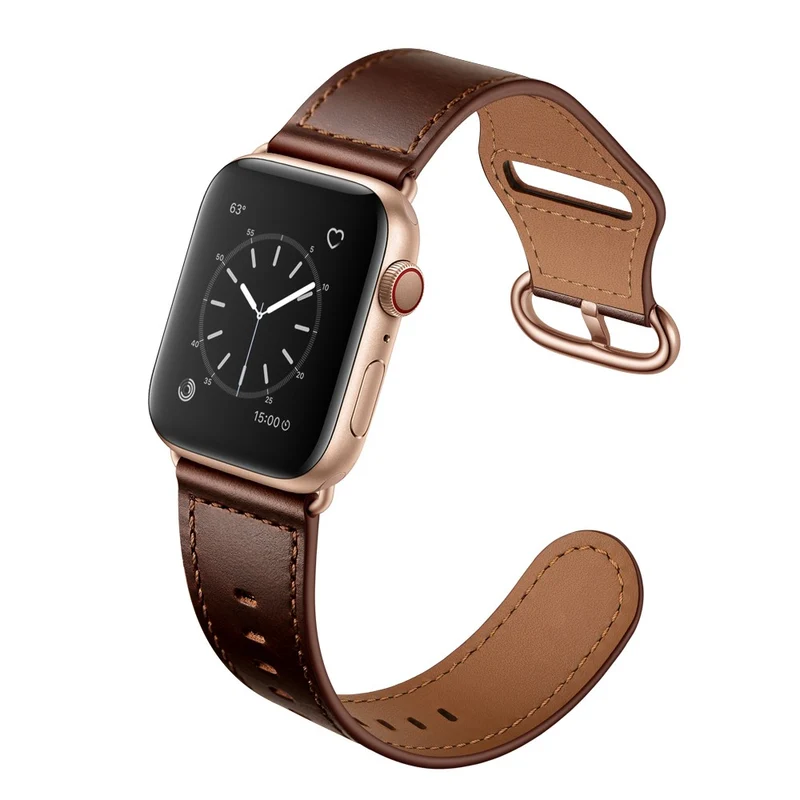 Cool Apple Watch Series 7 45mm Echtes Leder armband