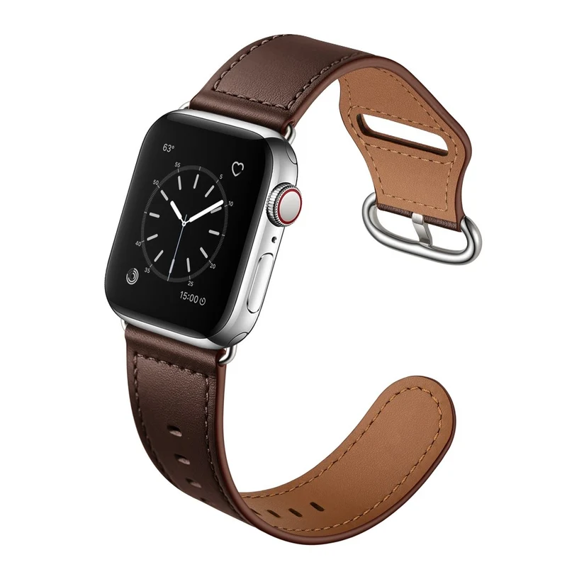Cool Apple Watch Series 7 45mm Echtes Leder armband