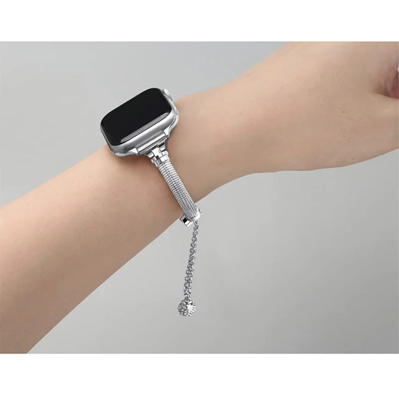 Reizend Apple Watch Series 7 45mm Metall und Strass armband