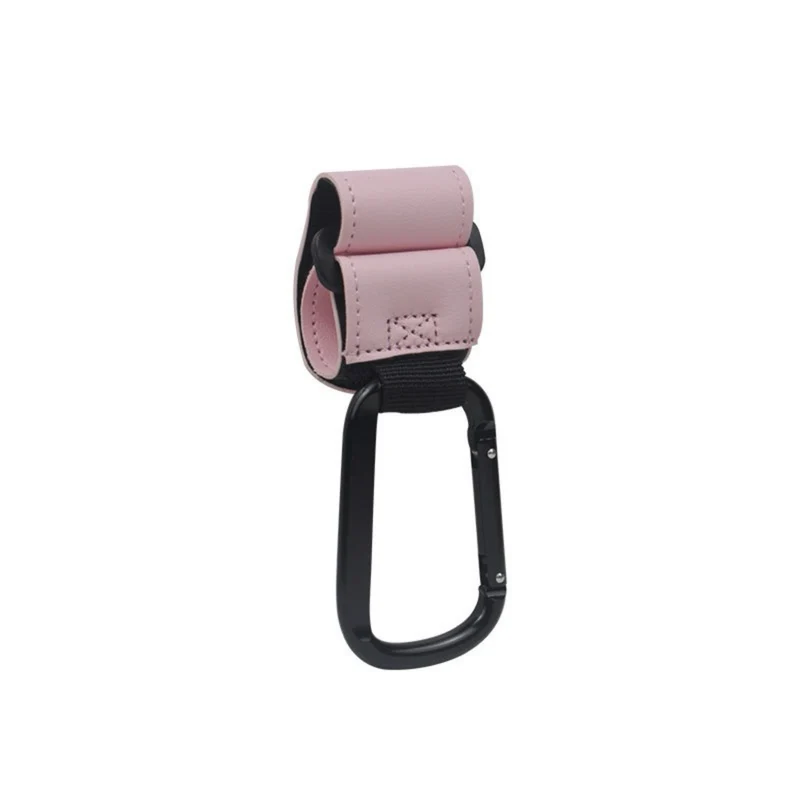 Robuster Leder-Schlaufe Kinderwagen und Tasche Karabinerhaken