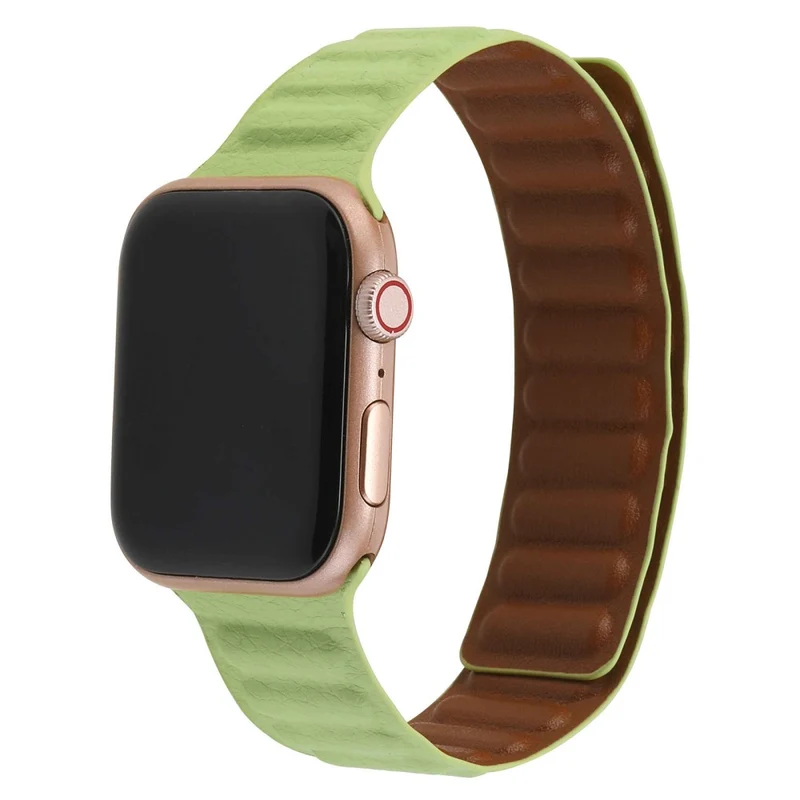 Auffallend schön Universell Apple Echtes Leder armband