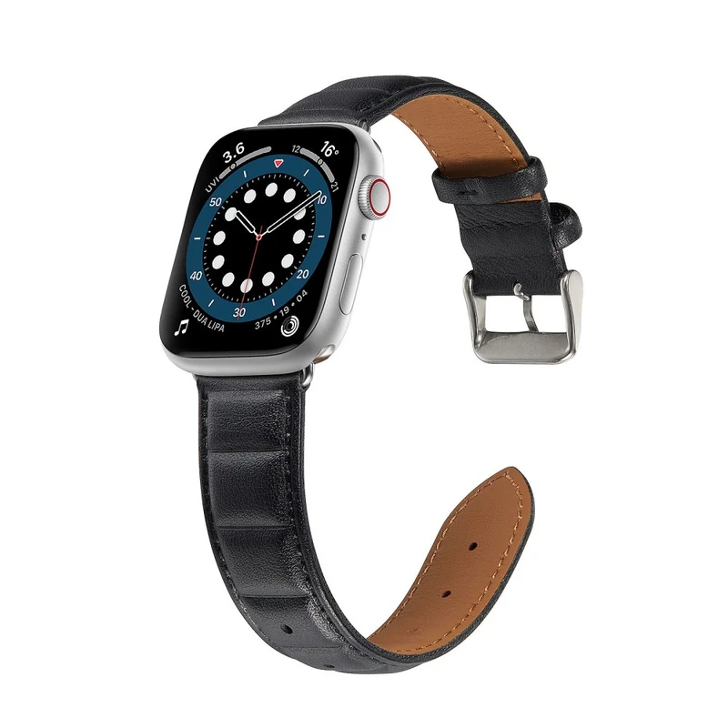 Sehr schön Universell Apple Echtes Leder armband